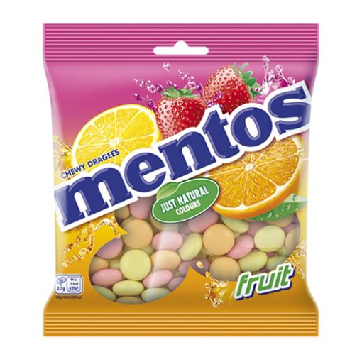 24 x Mentos Fruit Bag - 150GM