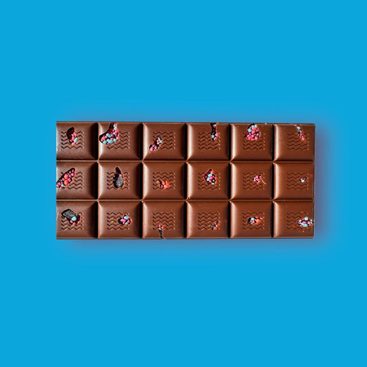 Milk Chocolate with Nerds Gummy Clusters Berries 128g