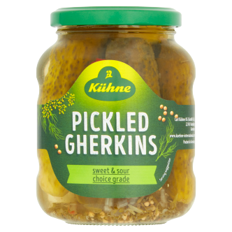 6 x Kuhne Gherkins 330G