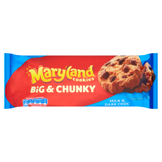 8 x Maryland Big & Chunky Milk & Dark 180Gm