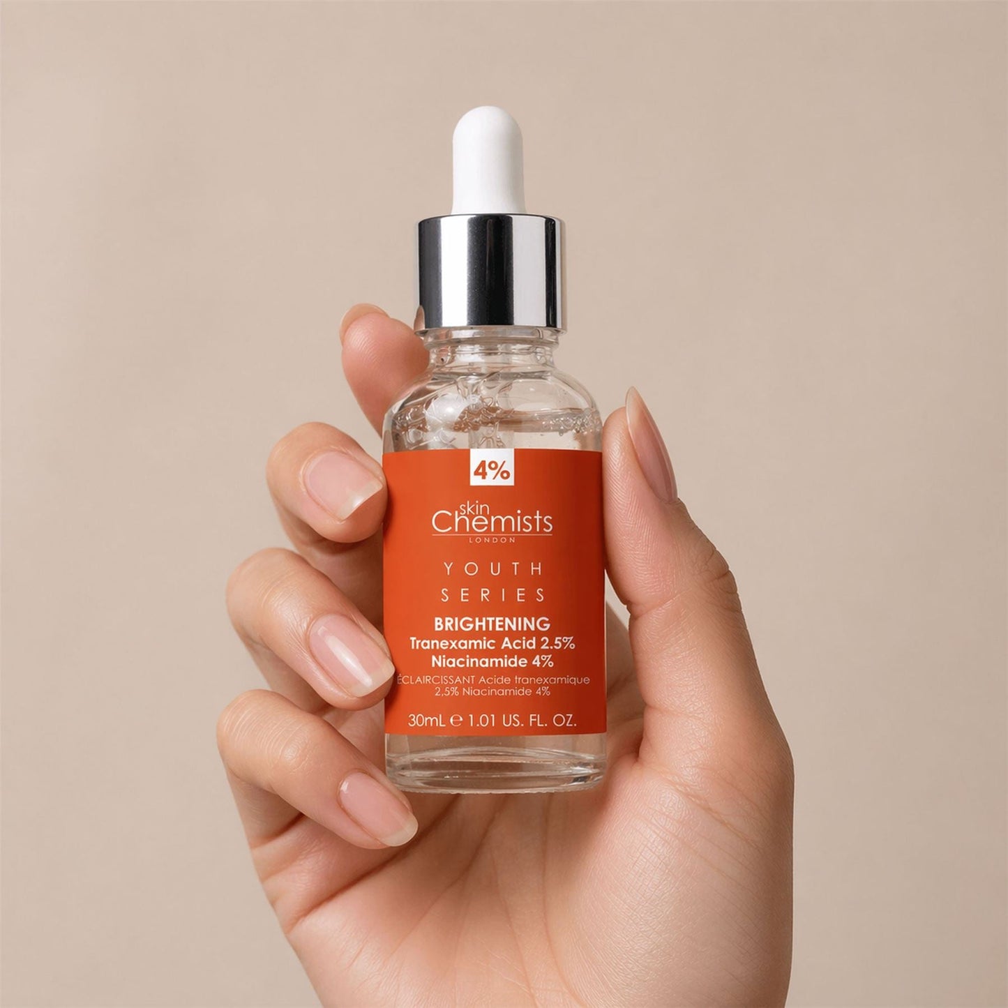 Tranexamic Acid 2.5%, Niacinamide 4% Brightening Facial Serum 30ml
