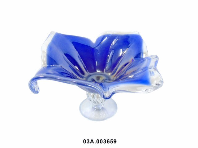 T. MURANO GLASS - "GIGLIO" VASE
