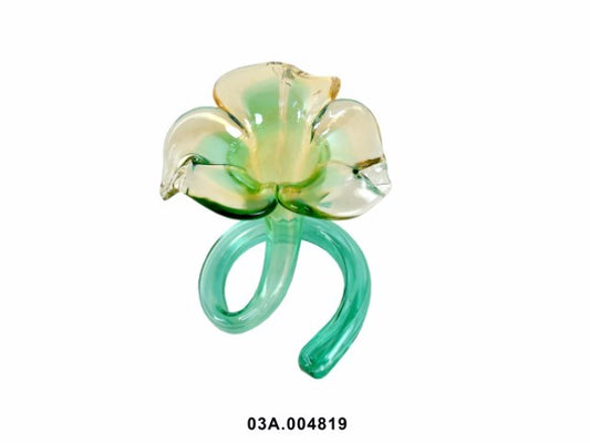 VIDRO T.MURANO - GLASS FLOWER "3 PETALI" 20CM
