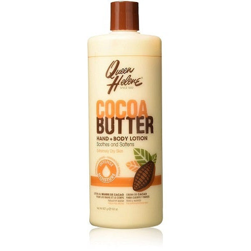 Queen Helene Cocoa Butter Hand + Body Lotion Intense Hydration & Skin Smoothing for Dry Skin 946 ml / 31.99 oz