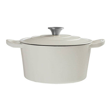 White Cast Iron 23cm Casserole Dish | Hygge