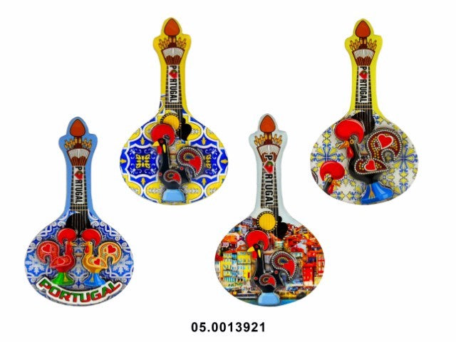 MADEIRA - MAGNETIC SOUVENIR PLAQUE "PORTUGAL" 11X6CM (Assorted picking - only 1 will be sent)