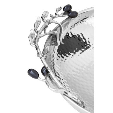 Low Silver Grapes Fruit Bowl | Miressa