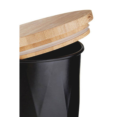 Black Small Storage Canister | Rhombus