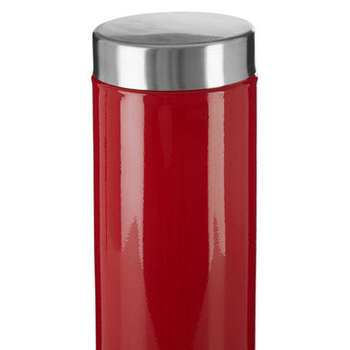 Liberty Red Enamel Pasta Canister