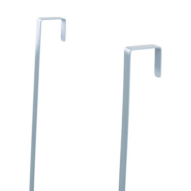 Over the Door Grey Finish Hanger Shelf | Kirby
