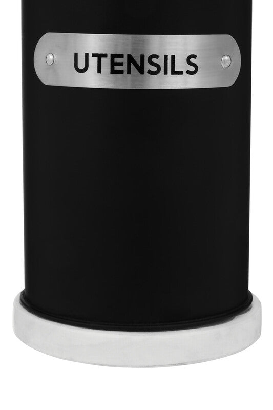 Black Enamel Utensil Holder | Liberty