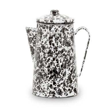 Black and White Patterned Coffee Pot | Hygge