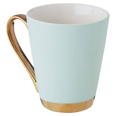 Mimo Green Frosted Deco S Letter Monogram Mug