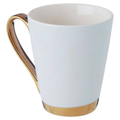 Mimo Green Frosted Deco L Letter Monogram Mug