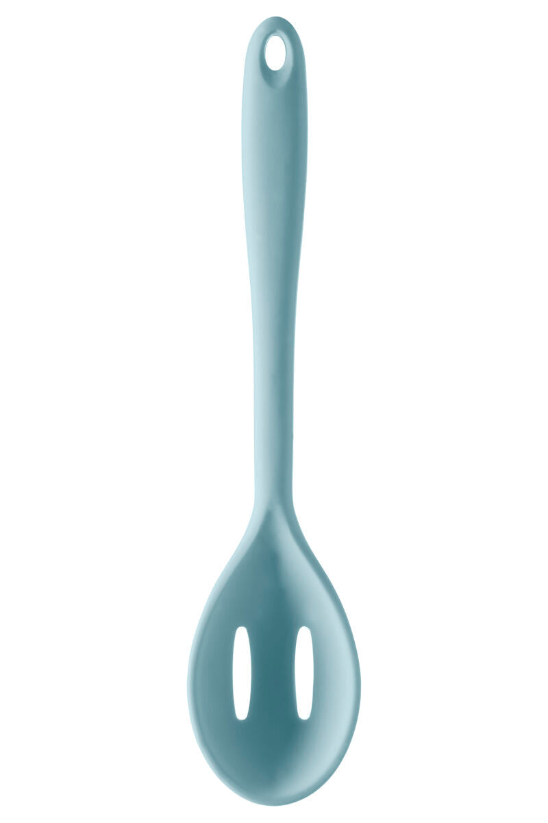 Light Blue Silicone Slotted Spoon | Zing