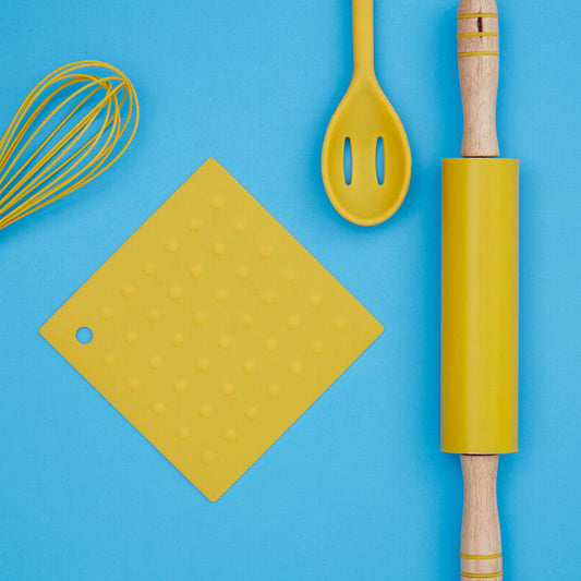 Yellow Silicone Slotted Spoon | Zing