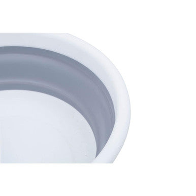 Collapsible Grey and White Washing Up Bowl | Averill