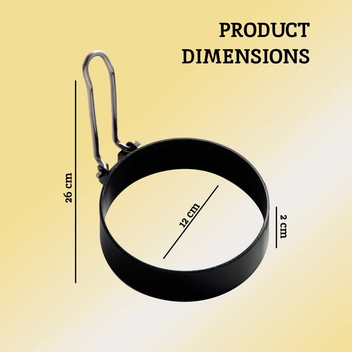 Set of 2 Non Stick Egg Rings | Bellano