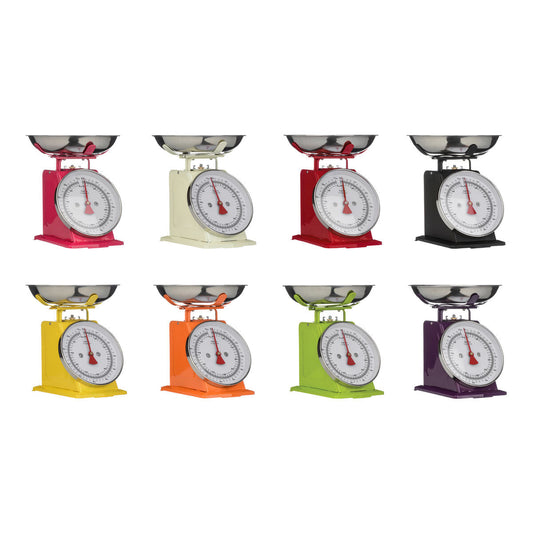 5kg Lime Green Retro Kitchen Scale | Olivier