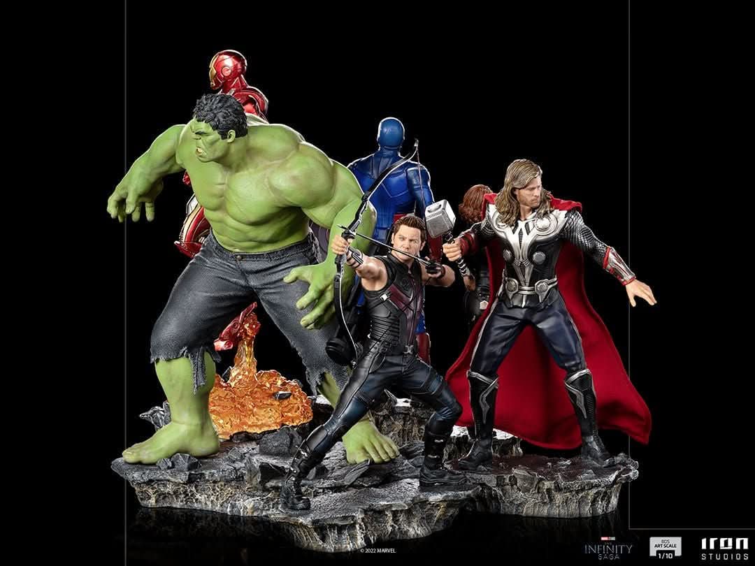 Statue Hawkeye (Battle of New York) - The Infinity Saga - BDS Art Scale 1/10 - Iron Studios