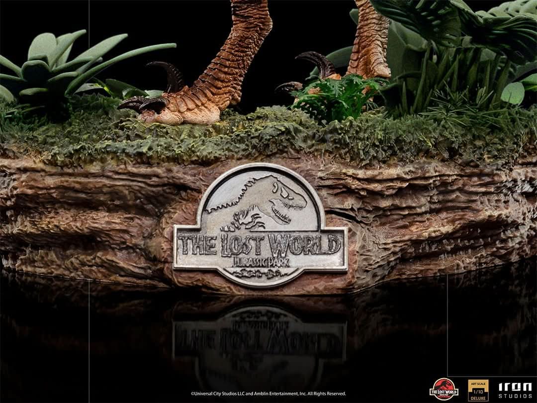 Statue Velociraptor Deluxe - The Lost World: Jurassic Park - Art Scale 1/10 - Iron Studios