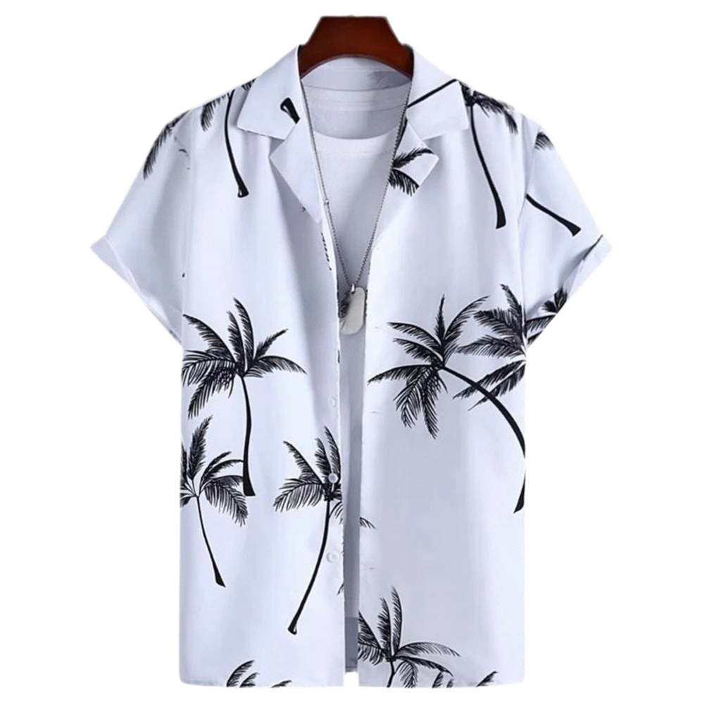 Men’s 3D Digital Print Stitch Shirt – Bold, Stylish & Modern Streetwear