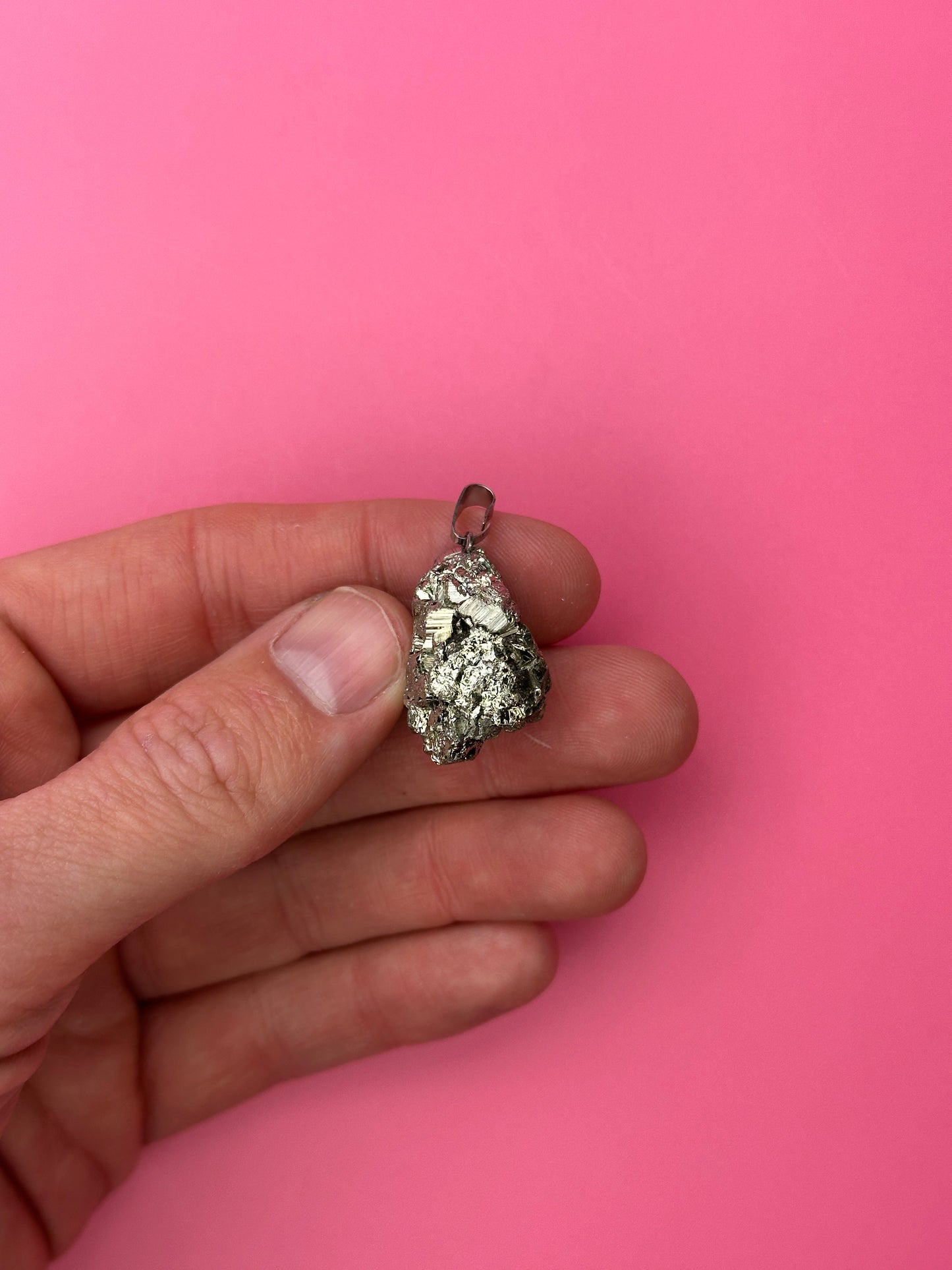 Pyrite - Mini rough pendant