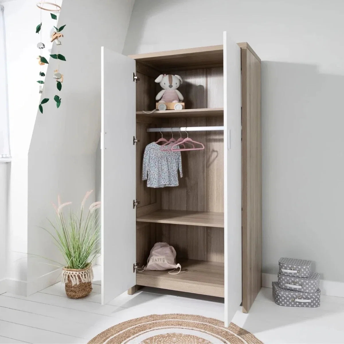 Tutti Bambini Modena 3 pcs Room Set - White/Oak