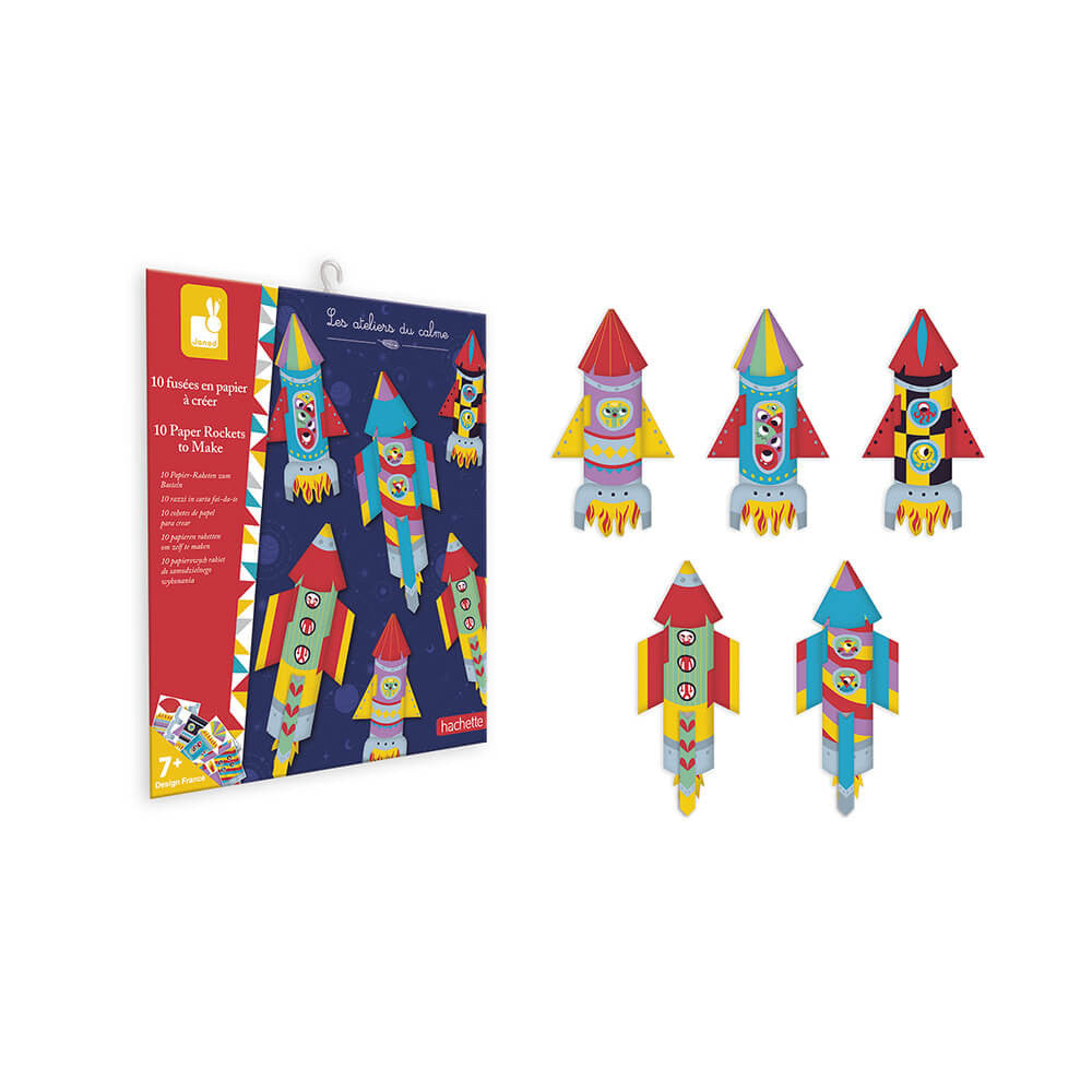 Ten Paper Rockets to Make - Craft Set