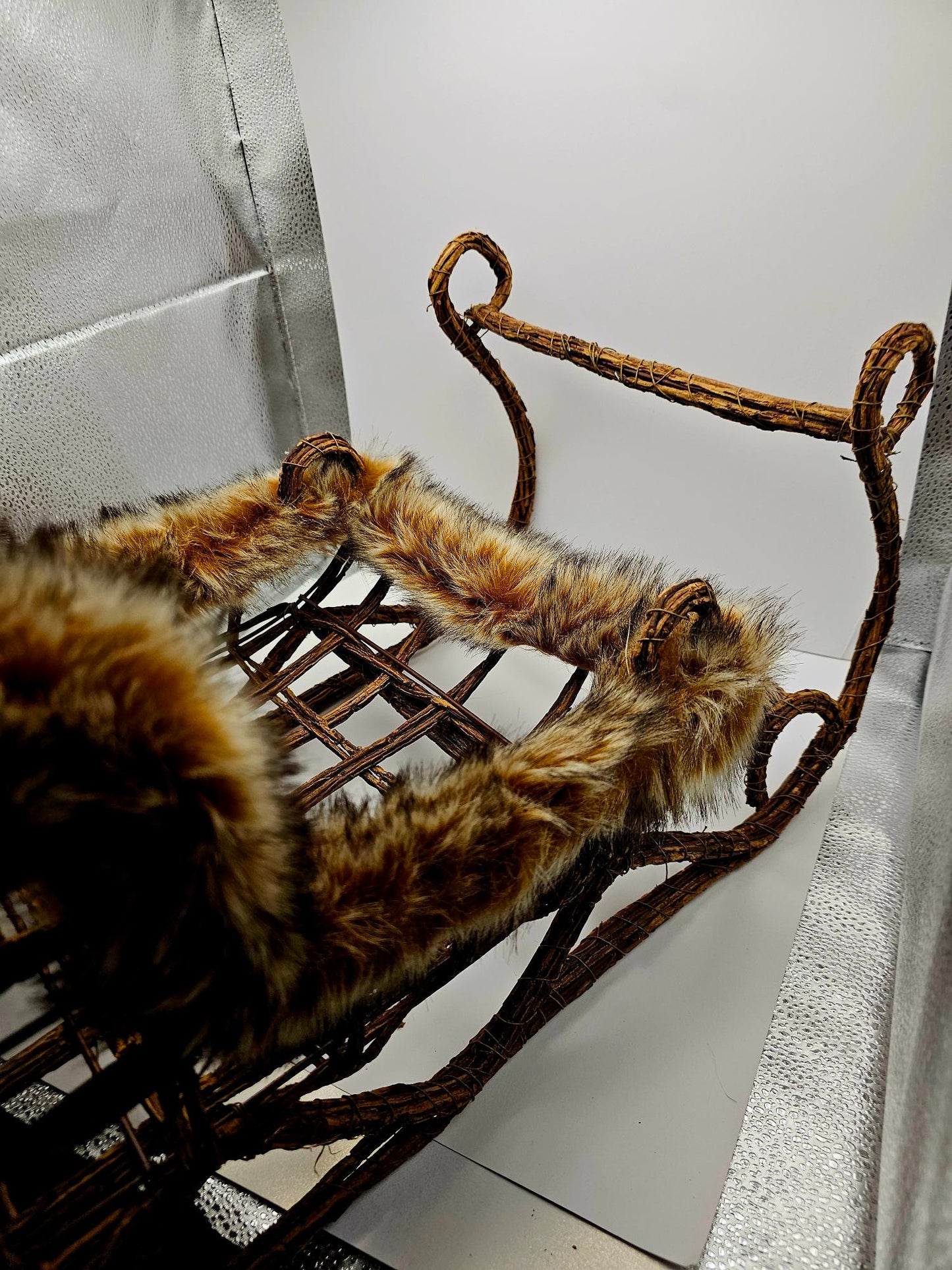 SANTA SLEIGH HAND MADE WITH CARE