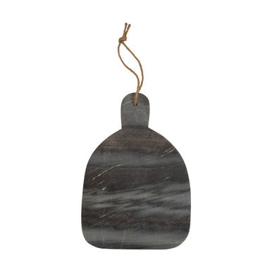 Marmore Rounded Grey Marble Chopping And Serving Board