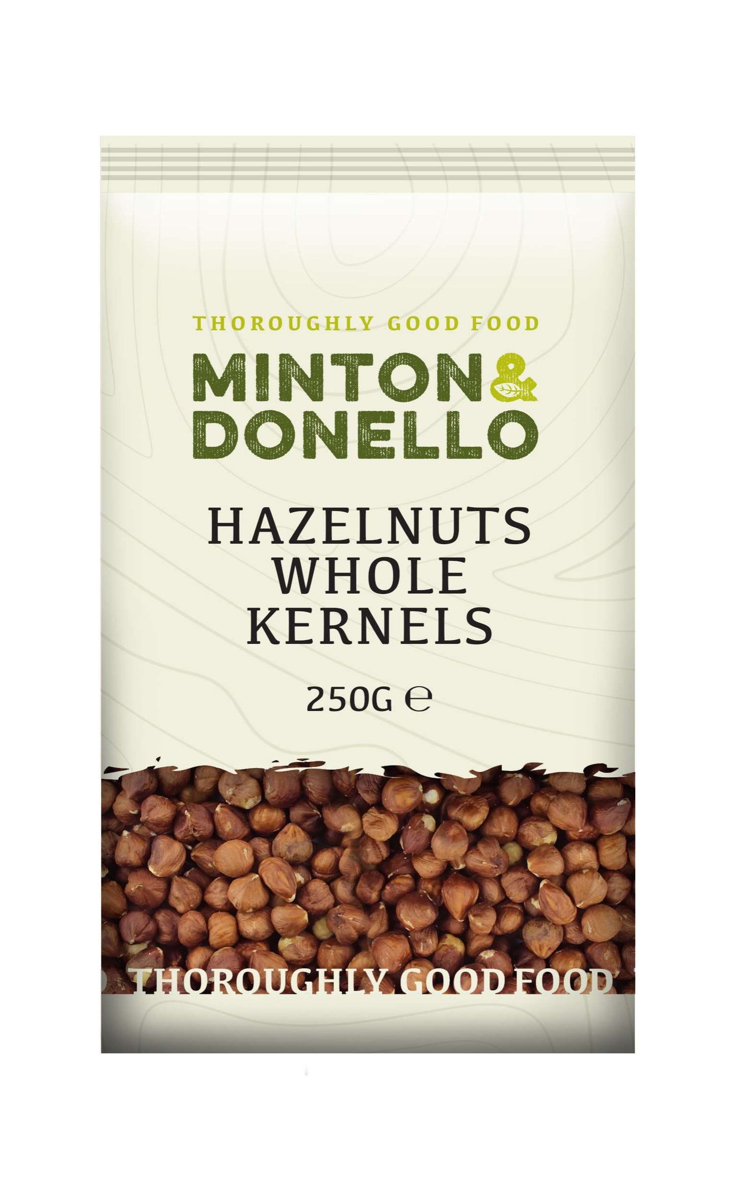 6 x Minton & Donello Hazelnuts Whole Kernels - 250g