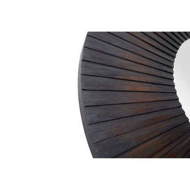 Antique Wood Effect Wall Mirror | Barn