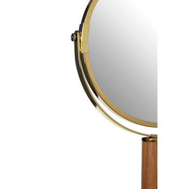 Gold Finish Dual Sided Table Mirror | Cassini