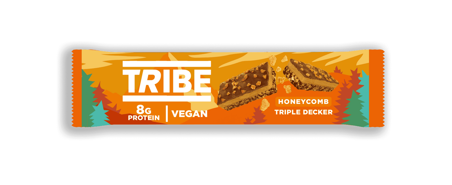 Tribe Triple Decker - Honeycomb - 40g
