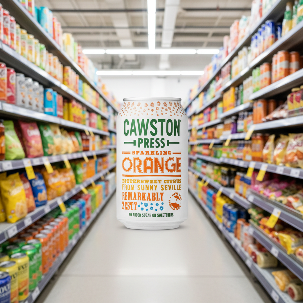 Cawston Press Sparkling Seville Orange - 330ml