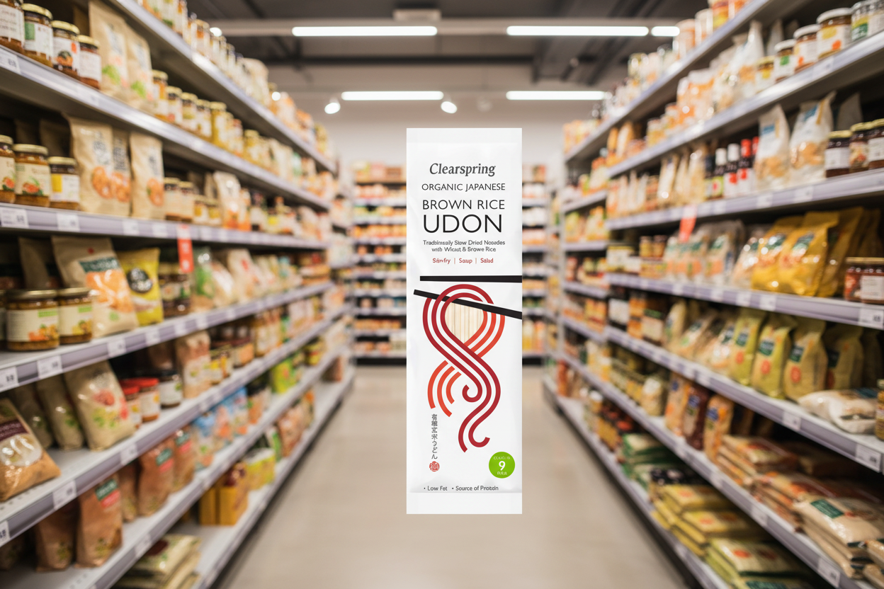 Clearspring Brown Rice Udon Noodles - Organic - 200g