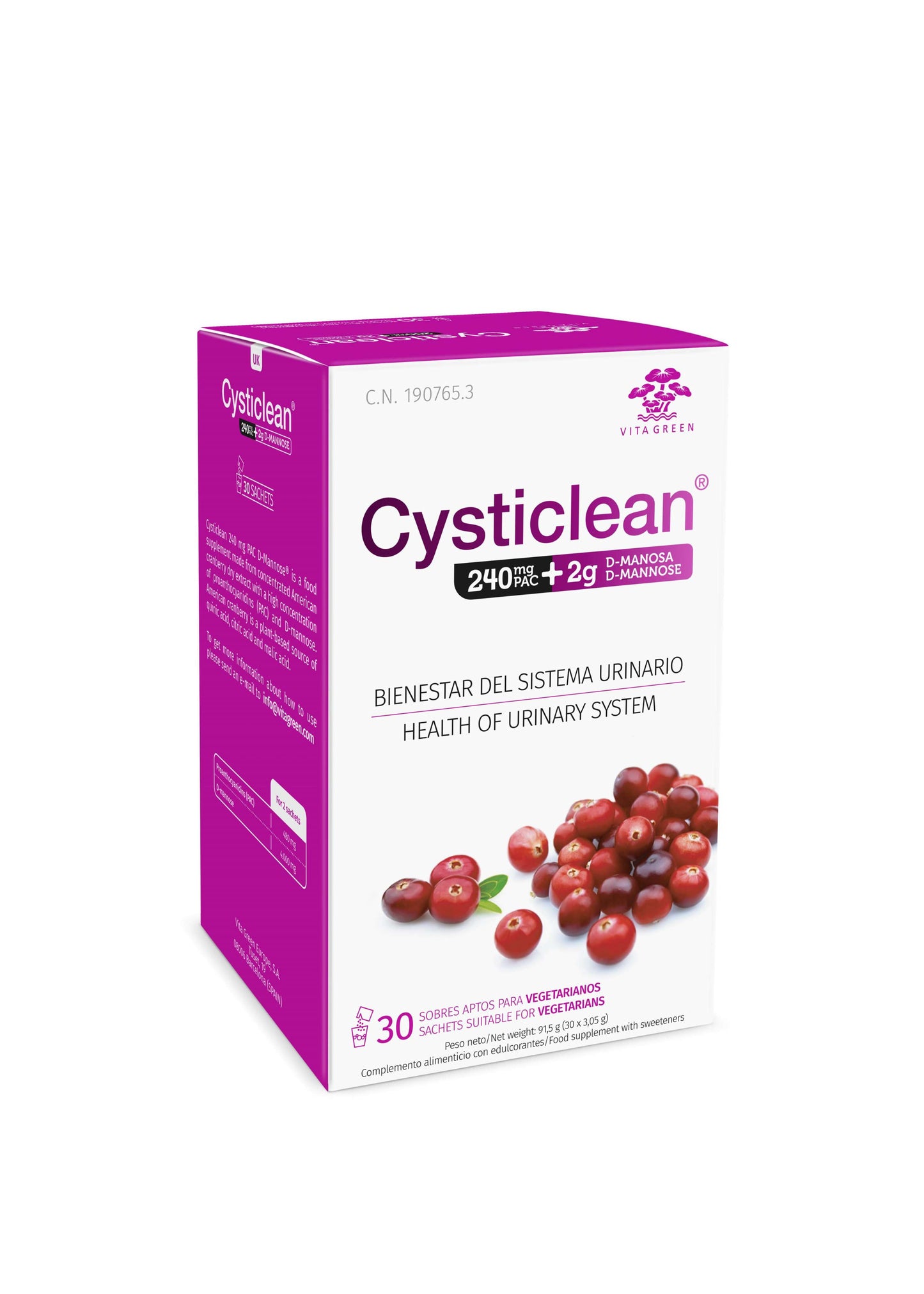 Cysticlean Cysticlean PAC with DMannose - 30s