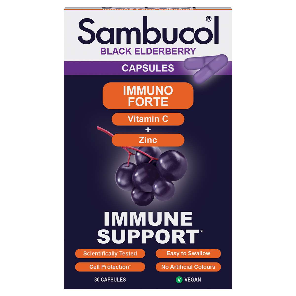 Sambucol Immuno Forte Capsules - 30pc