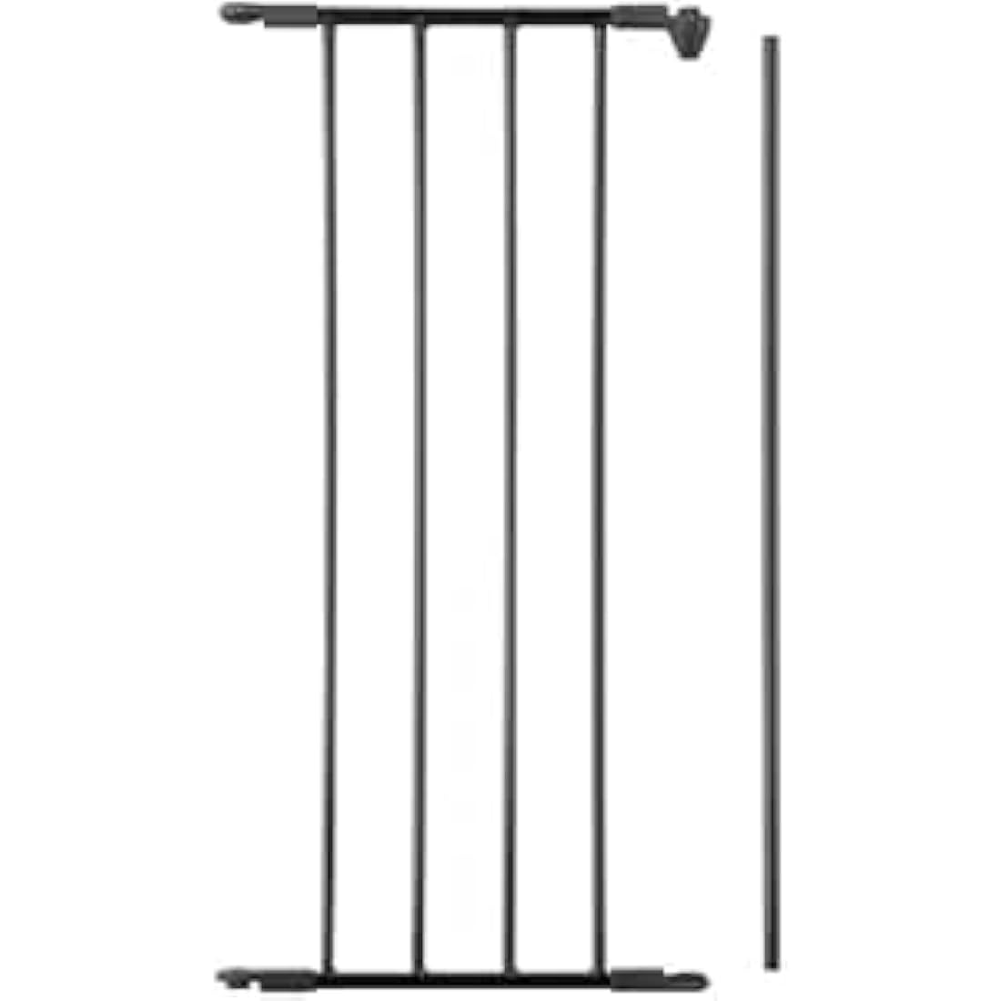 BabyDan Configure Gate / Flex Hearth Gate Extension Black 33cm
