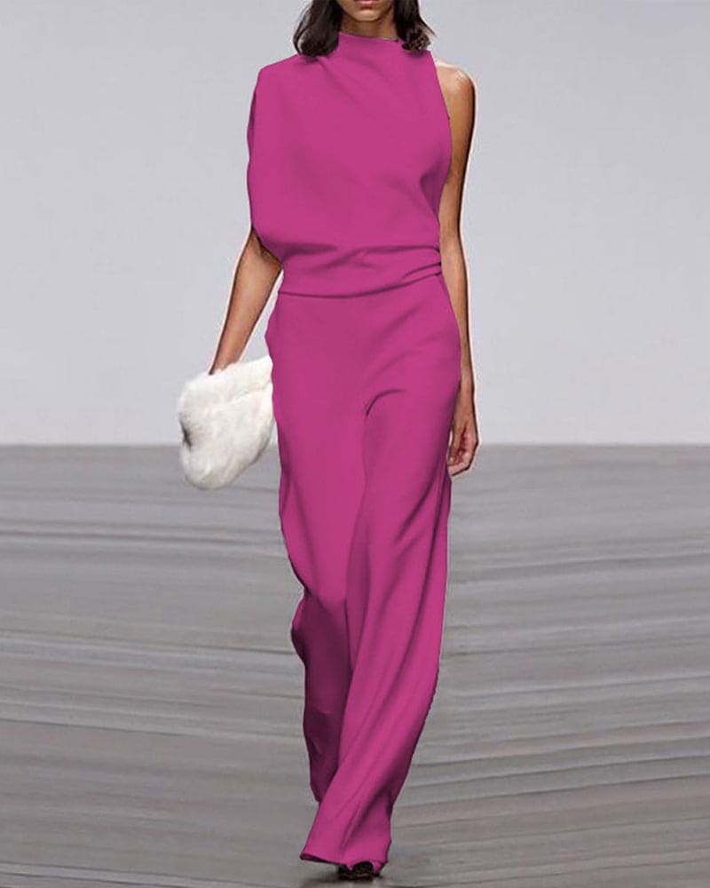 Versula - Premium One-Shoulder Jumpsuit