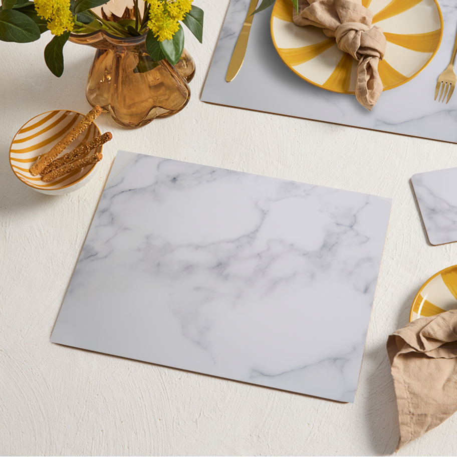 Zambie 8Pc Cork Placemats And Coasters