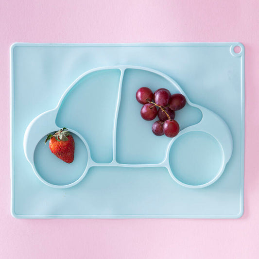 Kai Silicone Divided Food Plate in Car Shape