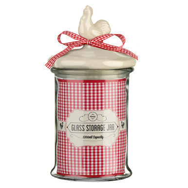 Abbie Glass Storage Jar - 1300ml