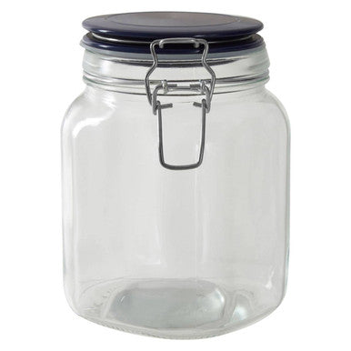 Glass Storage Jar 1050 ml (3 Assorted Colours) | Luca