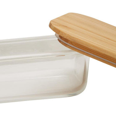 Glass Container with Bamboo Lid 1040ml | Freska