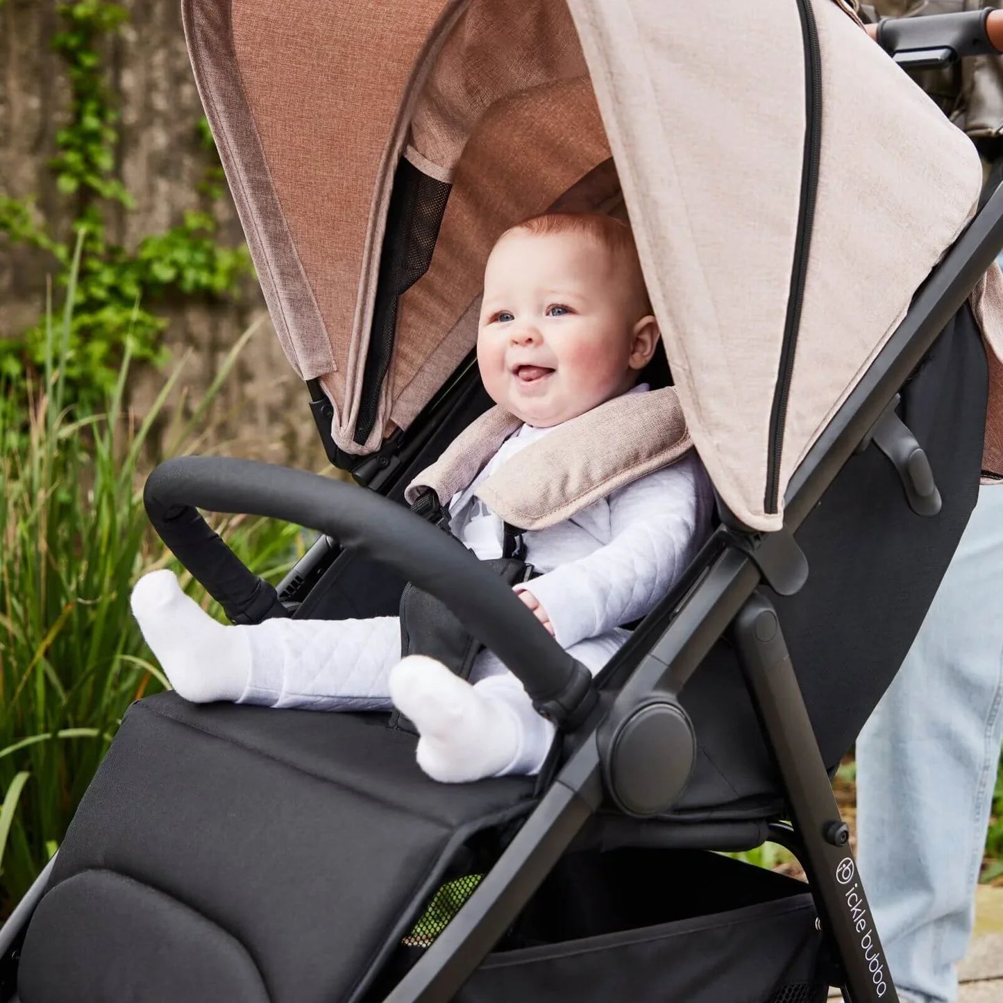 Ickle Bubba Stomp Stride Max Stroller - Charcoal Grey