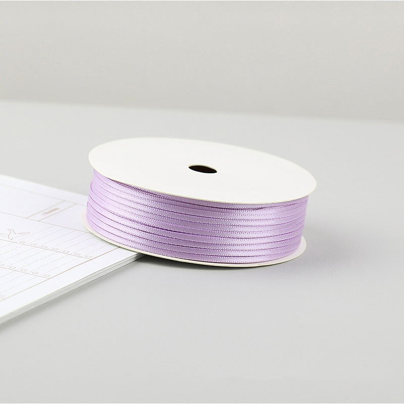 2mm Silk Ribbon Balloon Ribbon Rope Double-sided Diy Packaging