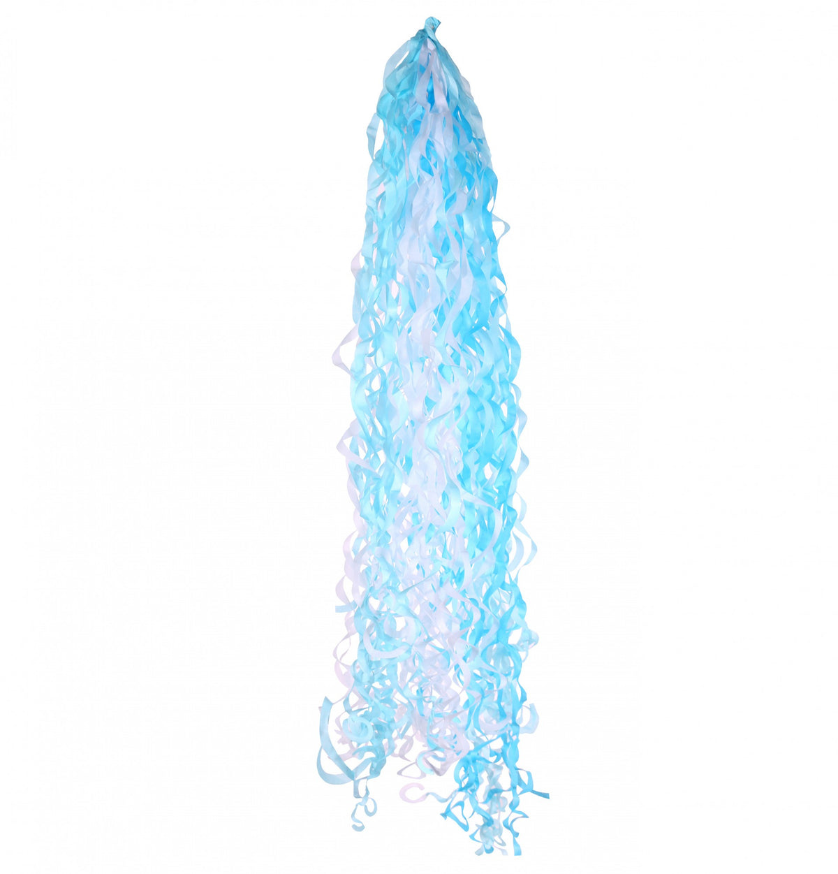 Baby Blue & White Balloon Tassels (For 18 Inch Balloons)