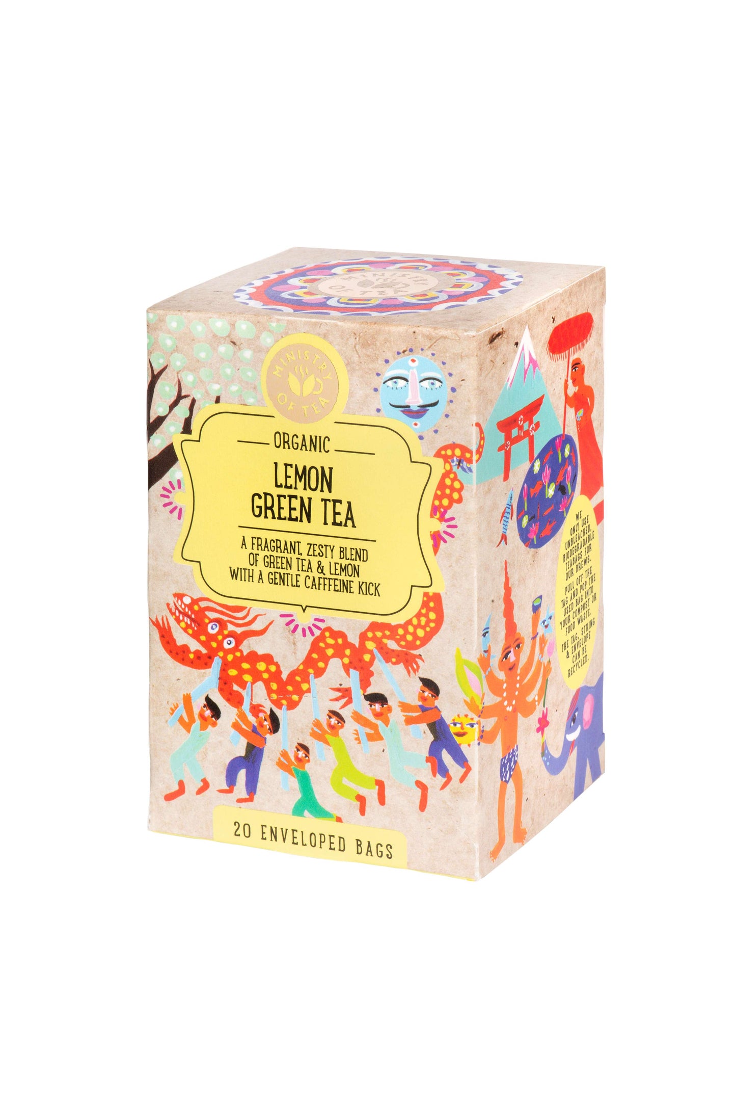 Ministry of Tea Organic Lemon Green Tea - 20bags